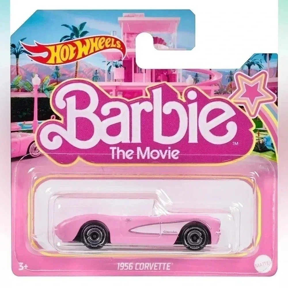 Hot Wheels 2023 Barbie 1956 Corvette Barbie The Movie - Picture 5 of 9
